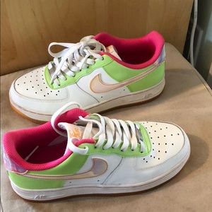 Nike neon sneakers